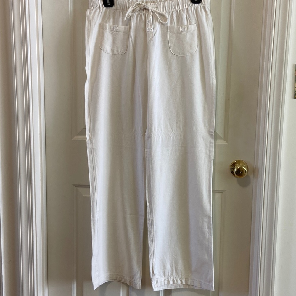 Women’s Drawstring Linen Pants